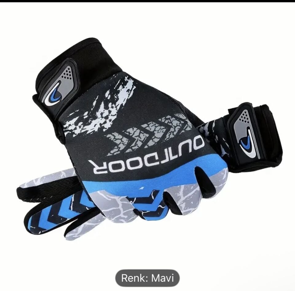 Rüzgar Geçirmez Sıcak Dokunmatik Ekran Spor Eldivenleri - Bisiklet, Yürüyüş ve Kayak için XBYC HJ 1504 Kros Eldiven