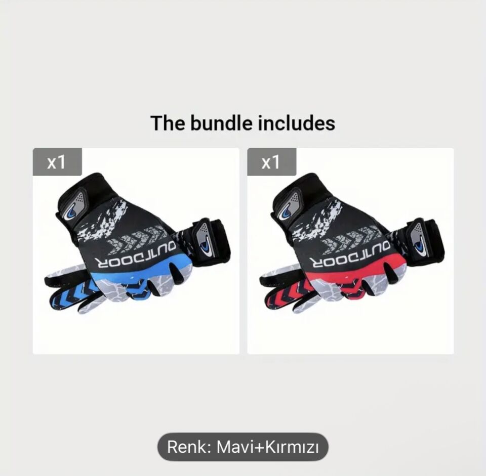 Rüzgar Geçirmez Sıcak Dokunmatik Ekran Spor Eldivenleri - Bisiklet, Yürüyüş ve Kayak için XBYC HJ 1504 Kros Eldiven