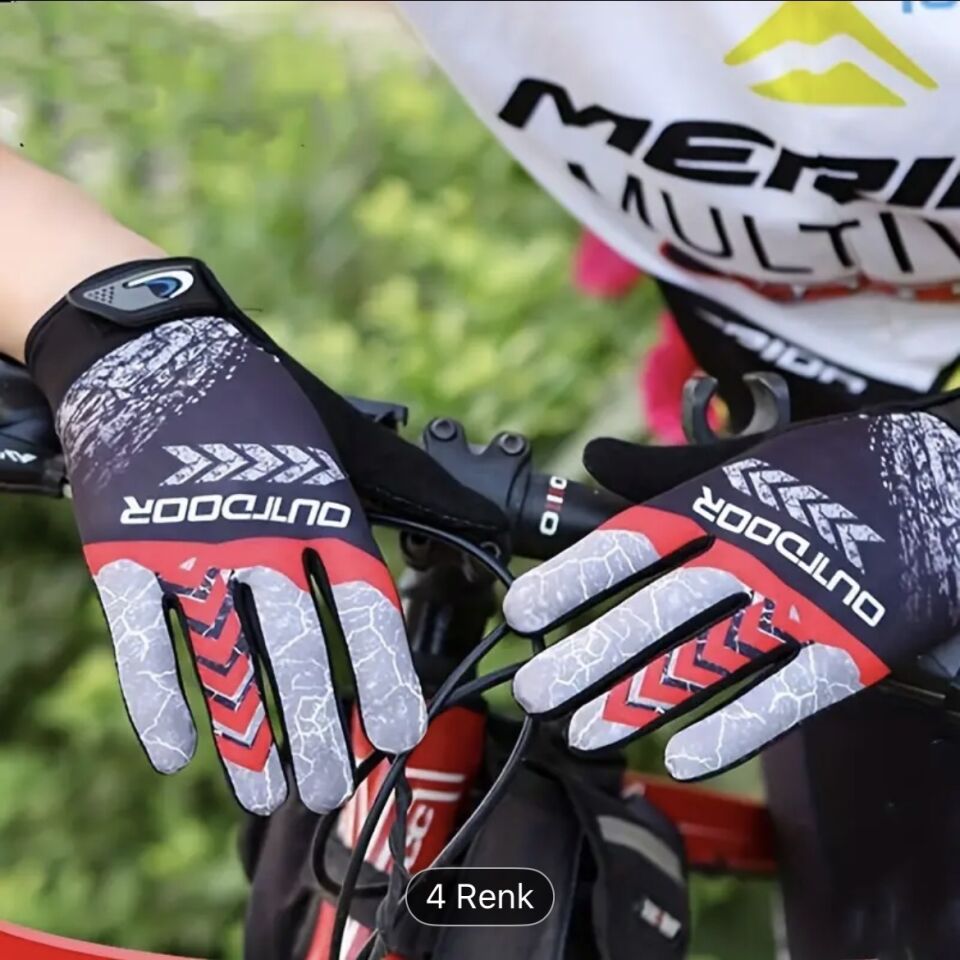 Rüzgar Geçirmez Sıcak Dokunmatik Ekran Spor Eldivenleri - Bisiklet, Yürüyüş ve Kayak için XBYC HJ 1504 Kros Eldiven