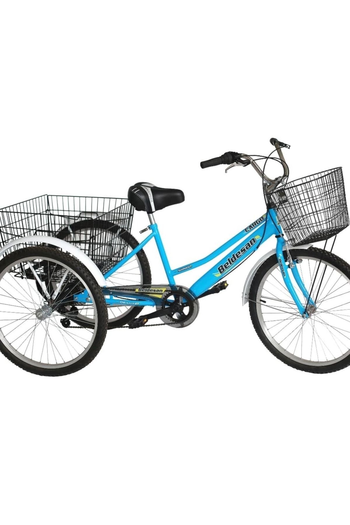 24 Jant 6 Vites 3 Tekerlekli Kargo Bisikleti