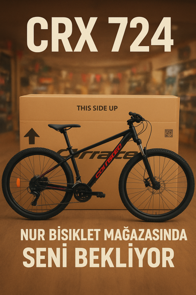 CARRARO CRX 724 27.5 JANT DAĞ BİSİKLETİ 360H 24-V HD KARANLIK MOR-KIRMIZI