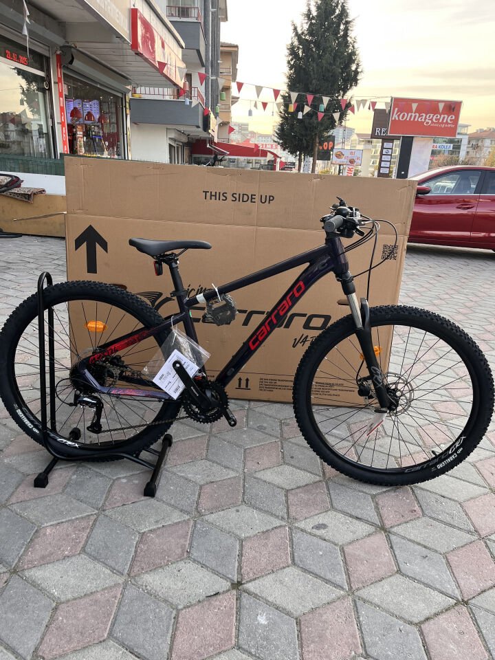 CARRARO CRX 724 27.5 JANT DAĞ BİSİKLETİ 360H 24-V HD KARANLIK MOR-KIRMIZI