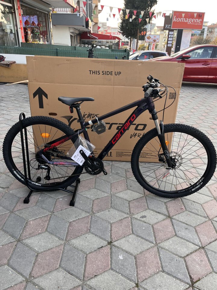 CARRARO CRX 724 27.5 JANT DAĞ BİSİKLETİ 360H 24-V HD KARANLIK MOR-KIRMIZI