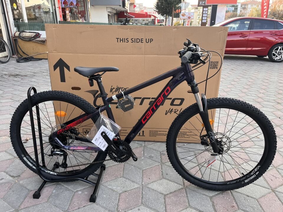 CARRARO CRX 724 27.5 JANT DAĞ BİSİKLETİ 360H 24-V HD KARANLIK MOR-KIRMIZI