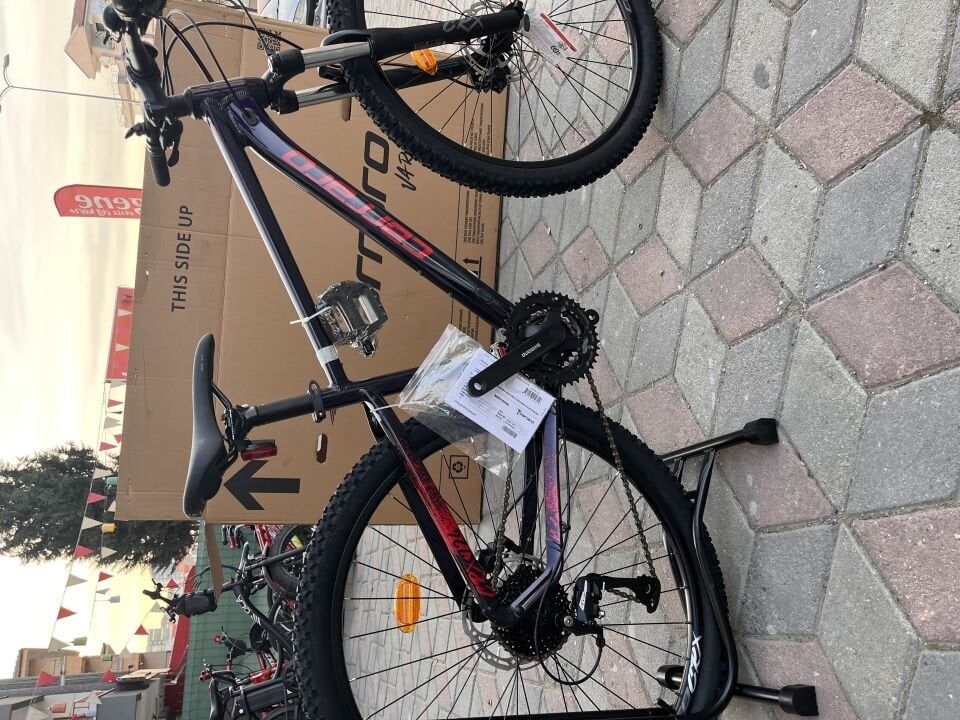 CARRARO CRX 724 27.5 JANT DAĞ BİSİKLETİ 360H 24-V HD KARANLIK MOR-KIRMIZI