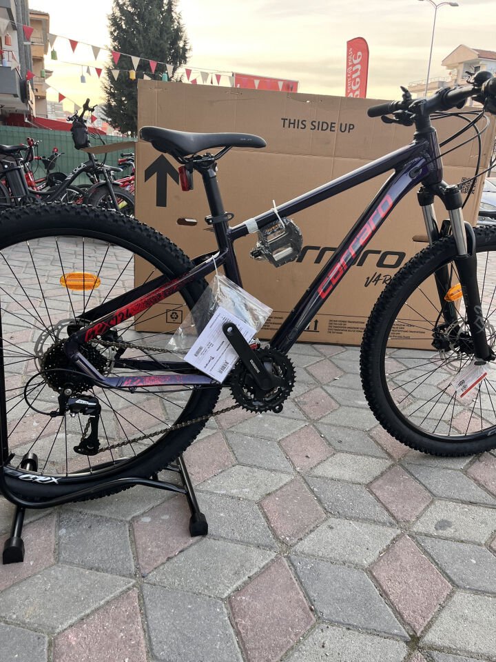 CARRARO CRX 724 27.5 JANT DAĞ BİSİKLETİ 360H 24-V HD KARANLIK MOR-KIRMIZI