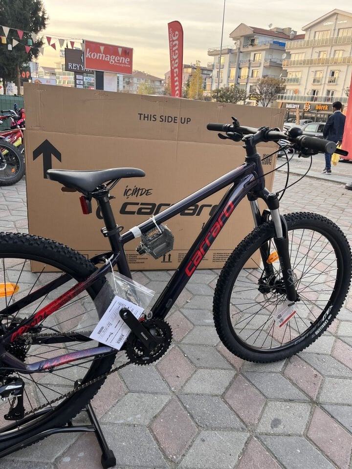 CARRARO CRX 724 27.5 JANT DAĞ BİSİKLETİ 360H 24-V HD KARANLIK MOR-KIRMIZI