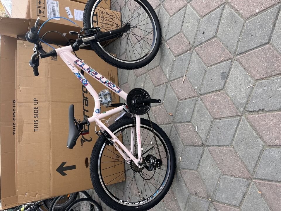 CARRARO SPEED 242 24 DAĞ BİSİKLETİ 21-V VB 360H BEYAZ-PEMBE-MOR-LİLA