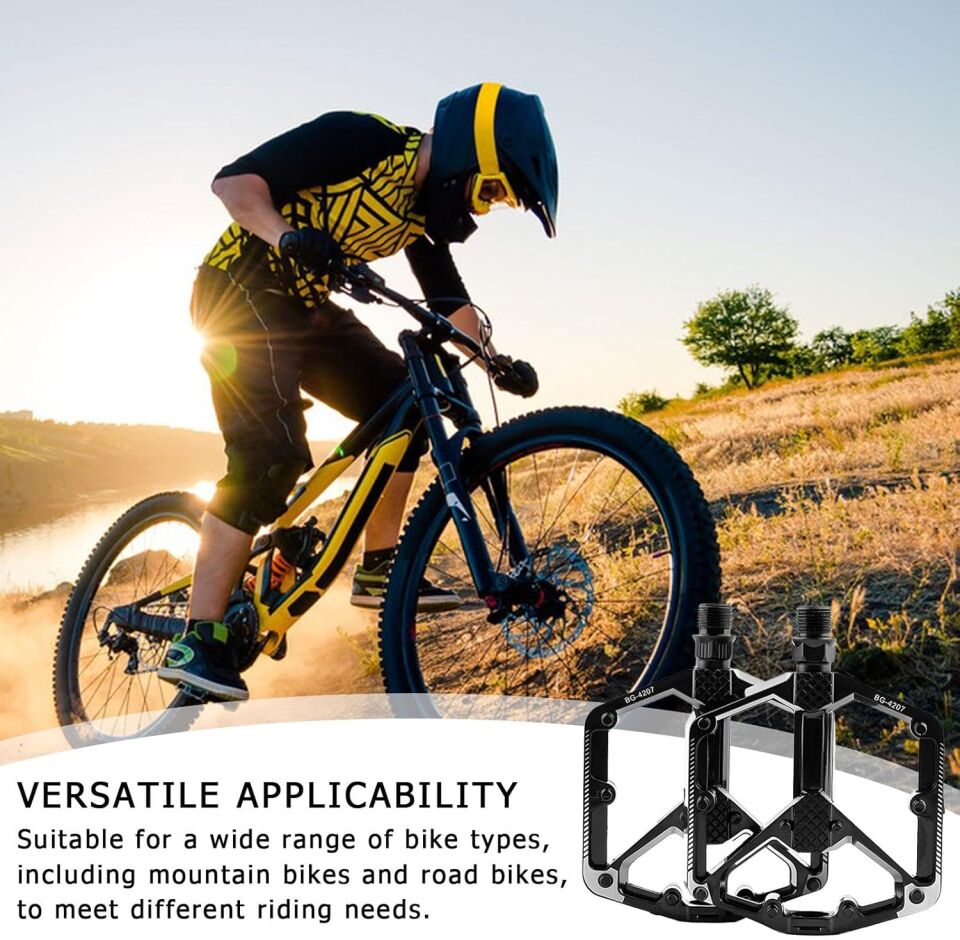 Forte   Gt   Alüminyum   Platform   Bisiklet   Pedalı   Siyah   XBYC-1807 BG-4207