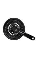 Shimano Ty501 Tourney 6/7/8-vites 48/38/28t Aynakol, Siyah