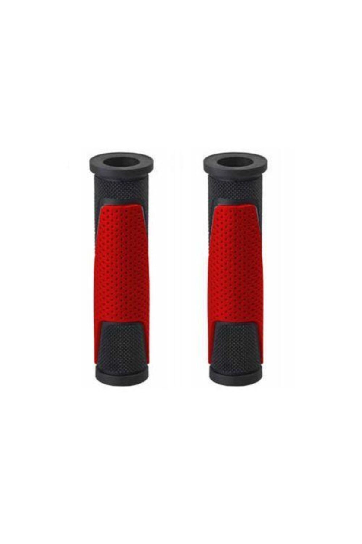 Mtb Bisiklet Elcik Soft Silikon Çift Renkli Siyah / Kırmızı [takım]