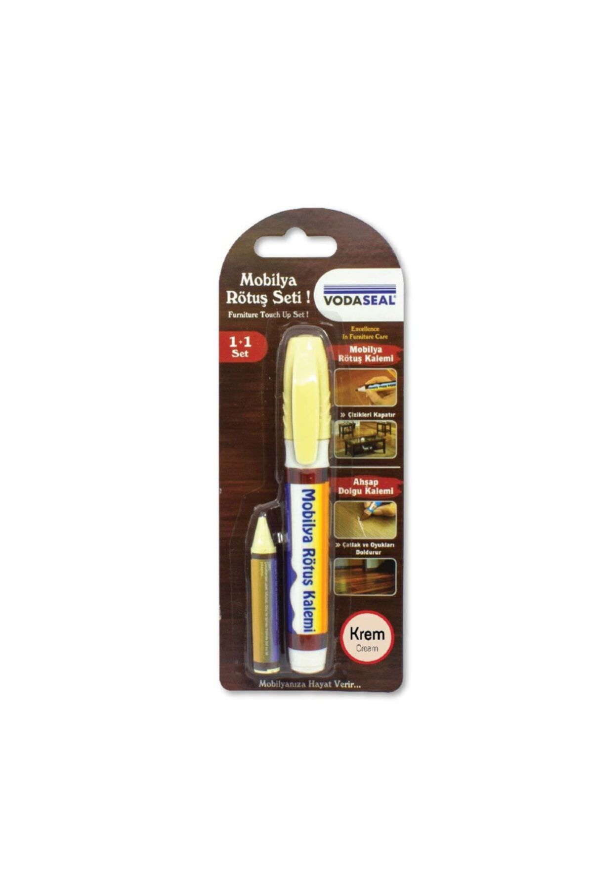 Mobilya Rutüş Kalemi Krem 1 1 Set