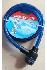 Zhongli Cable Lock 15x1500 Mm Boyunda Dayanıklı Bisiklet Ve Motor Kilidi