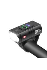 T6 Led Bisiklet Işık Usb Şarj Edilebilir Güç Ekran Ön Lamba