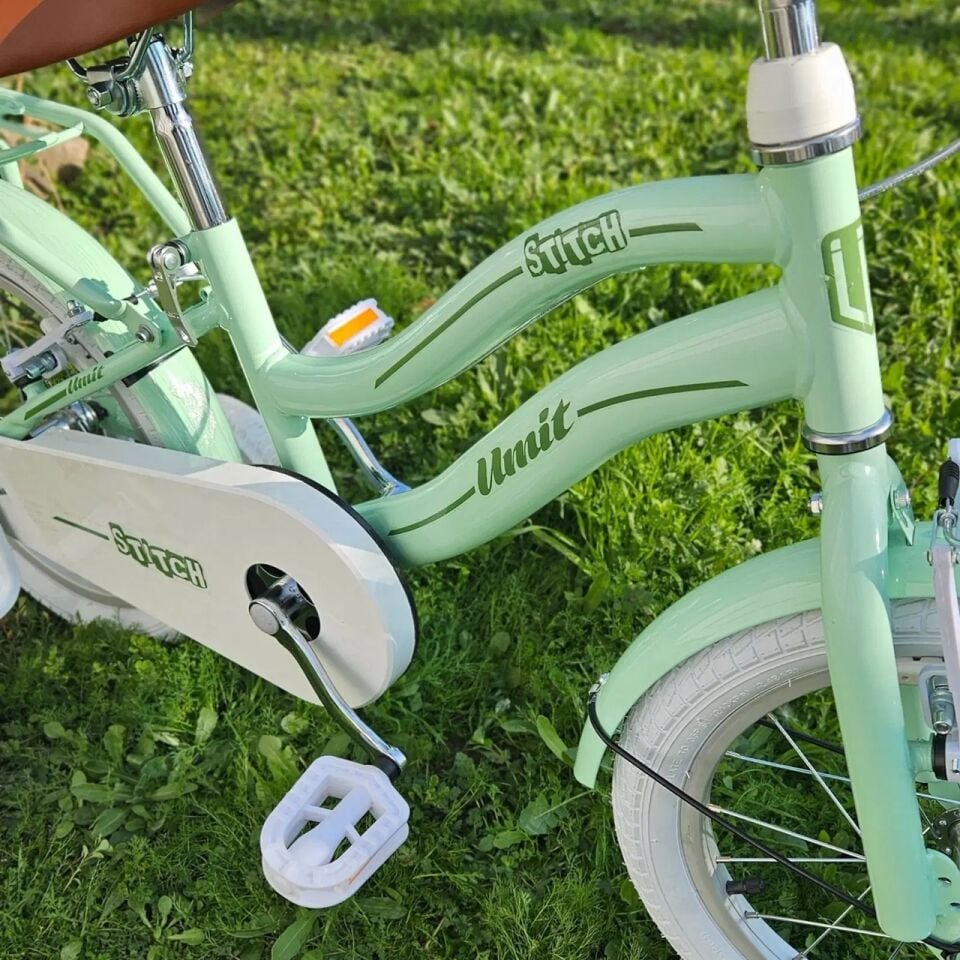 Ümit Stitch L Atb 16 Jant Sepetli Çocuk Bisikleti - Mint Yeşil