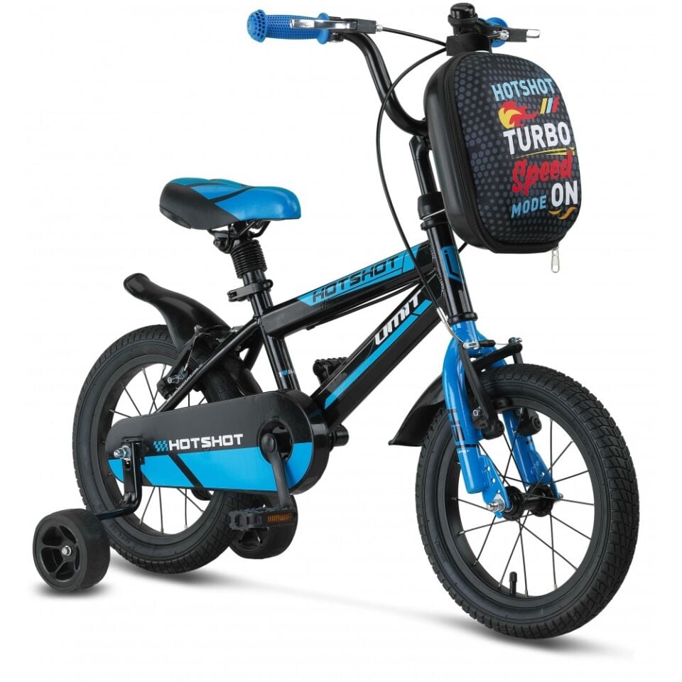 Ümit Hotshot 16 Jant Çocuk Bisikleti 1610 (100-120 Cm Arası Boy) SİYAH - MAVİ