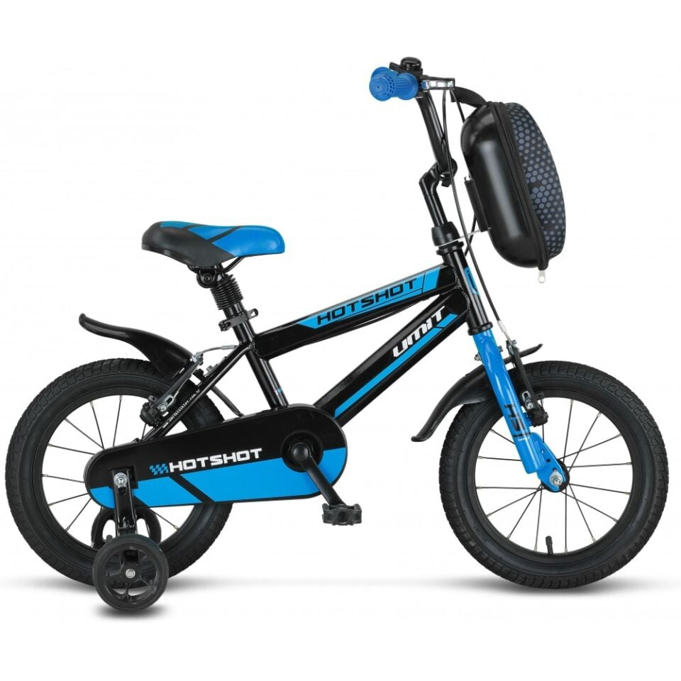 Ümit Hotshot 16 Jant Çocuk Bisikleti 1610 (100-120 Cm Arası Boy) SİYAH - MAVİ