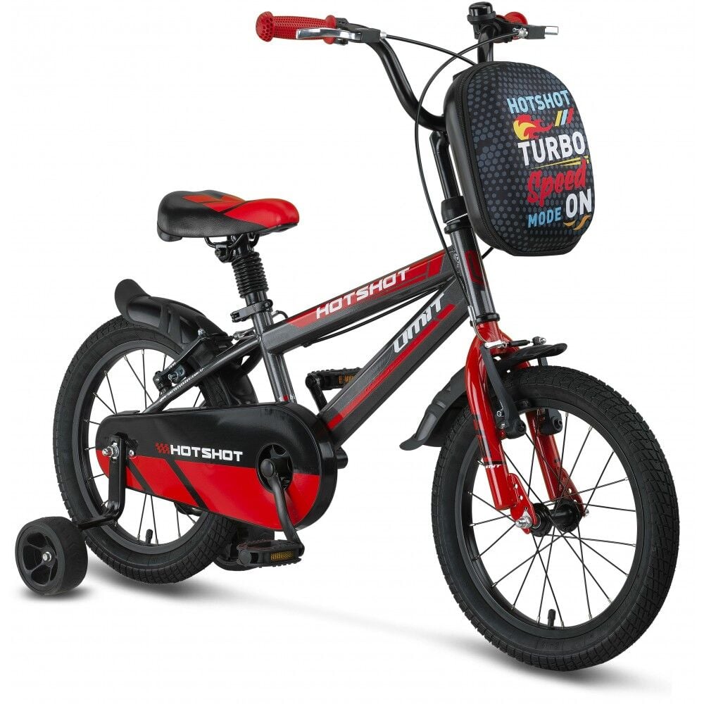 Ümit Hotshot 16 Jant Çocuk Bisikleti 1610 (100-120 Cm Arası Boy) Antrasit-Kırmızı
