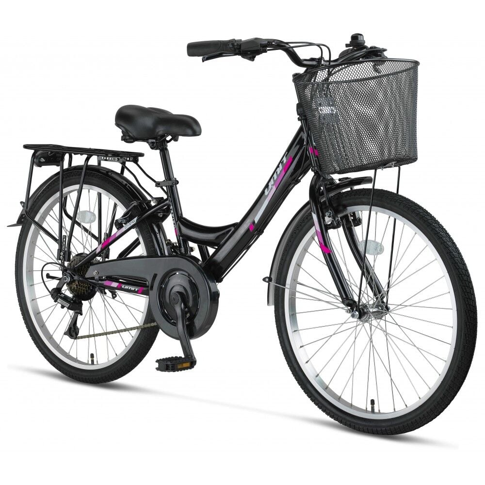 Ümit Safiro L - 26 Jant 21 Vites Sepetli Şehir Bisikleti - Mürdüm