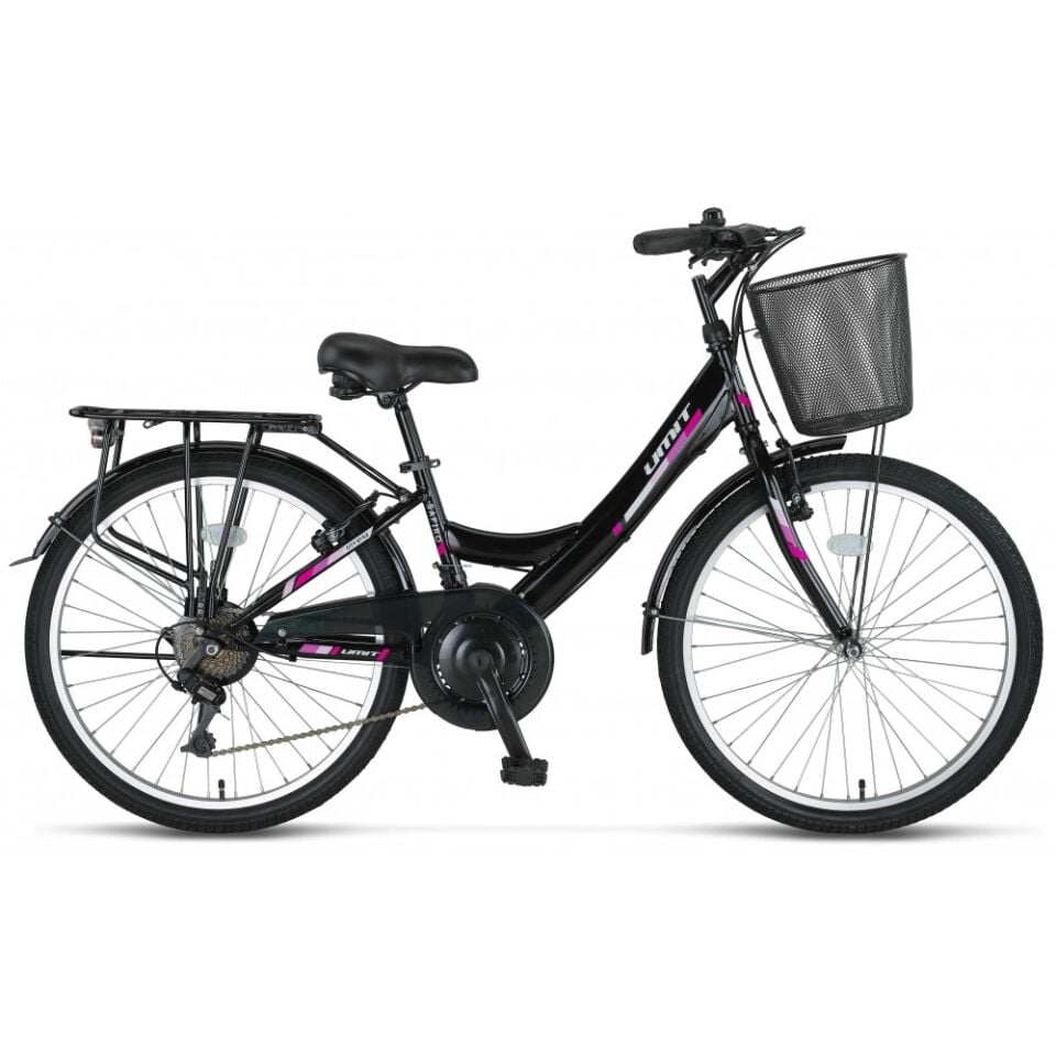 Ümit Safiro L - 26 Jant 21 Vites Sepetli Şehir Bisikleti - Mürdüm