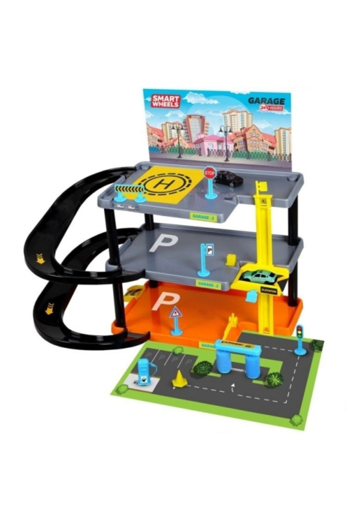 Smart Wheels 3 Katlı Otopark Seti