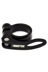 Siyah Gyver C100 Bisiklet Sele Kelepçesi 31.8 mm