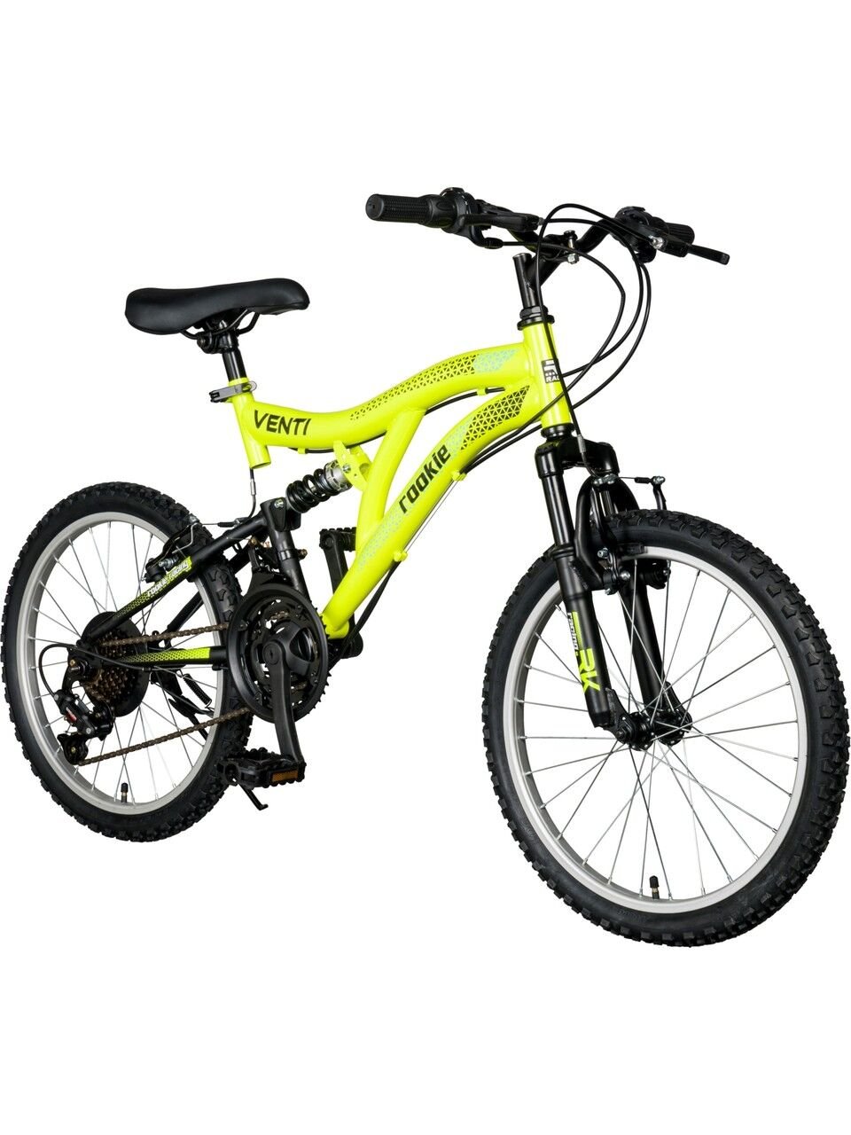 20'' Jant Çift Amortisörlü 21 Vites Bisiklet Rookie Venti