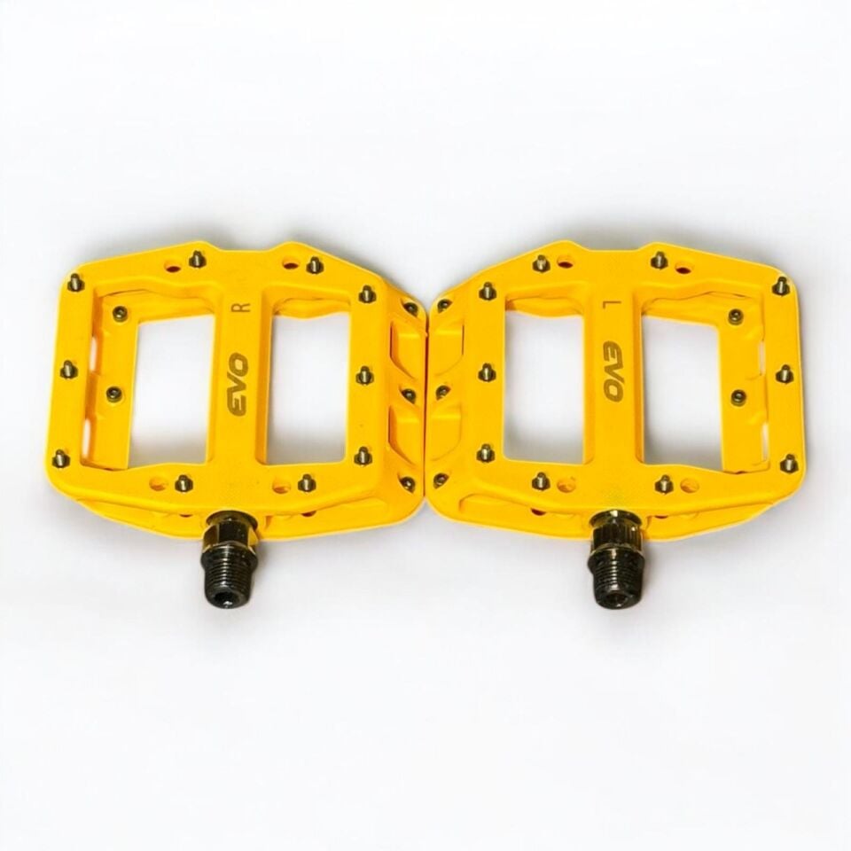EVO RULMANLI ÇİVİLİ BİSİKLET PEDAL SARI