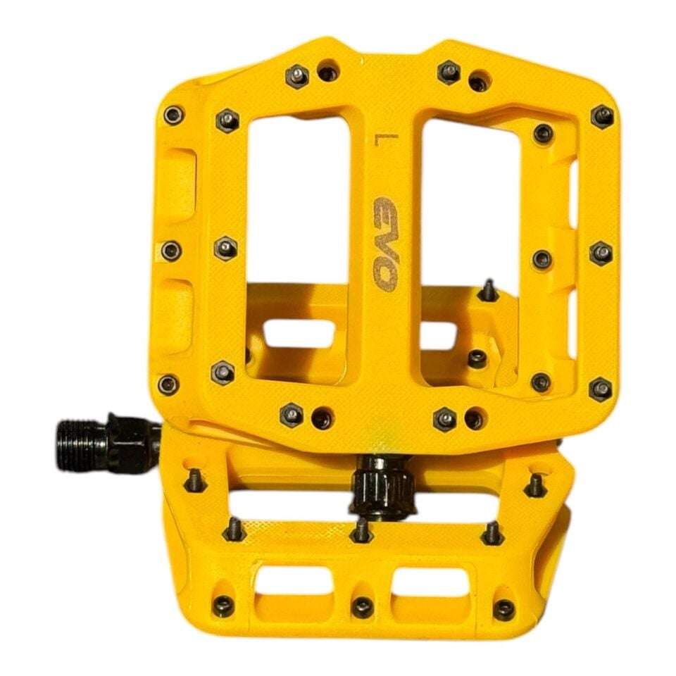 EVO RULMANLI ÇİVİLİ BİSİKLET PEDAL SARI