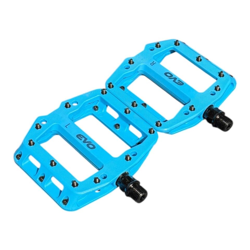 EVO RULMANLI ÇİVİLİ BİSİKLET PEDAL MAVİ