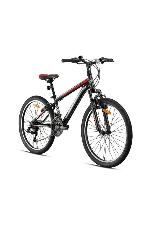 Geroni Mars Plus 24'' 21 Vites Mtb 13 Kadro 21 Vites Syah-gri Kırmızı