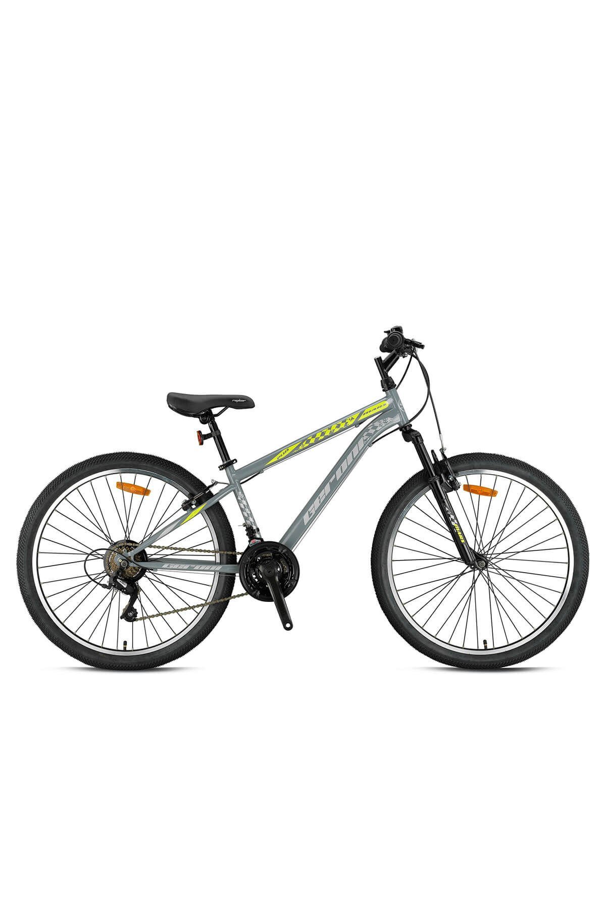 Geroni Mars Plus 26'' 21 Vites Mtb 14 Kadro 21 Vites Nardo Gri Neon Sarı