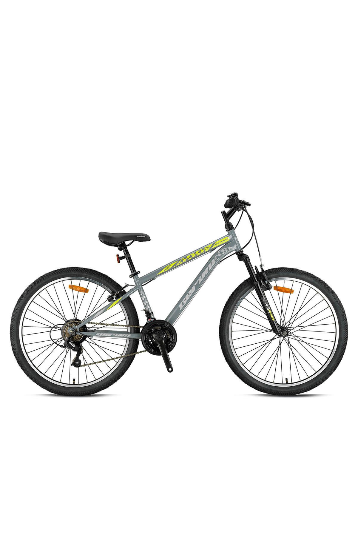 Geroni Mars Plus 26'' 21 Vites Mtb 14 Kadro 21 Vites Nardo Gri Neon Sarı
