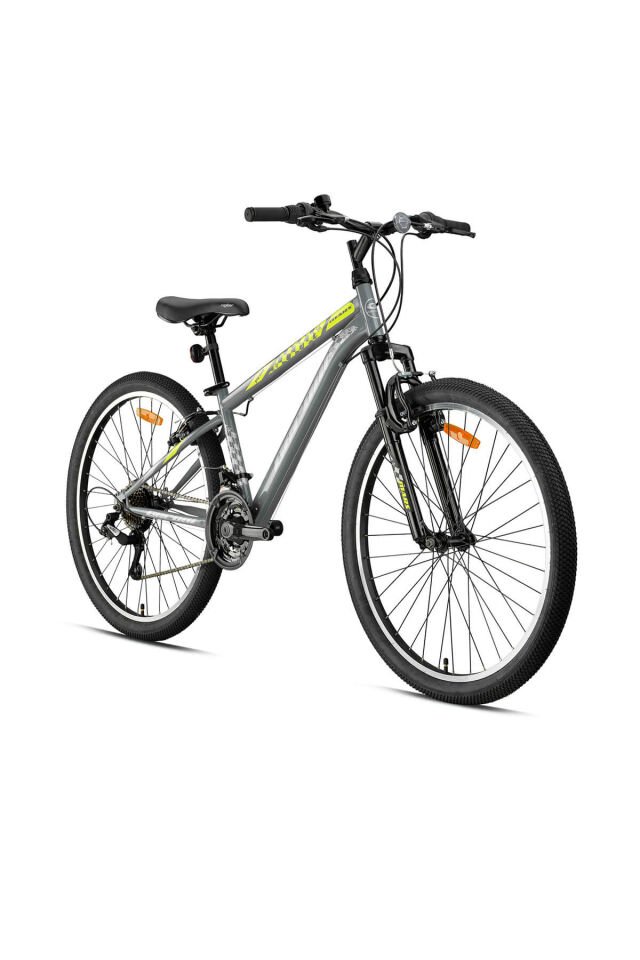 Geroni Mars Plus 26'' 21 Vites Mtb 14 Kadro 21 Vites Nardo Gri Neon Sarı