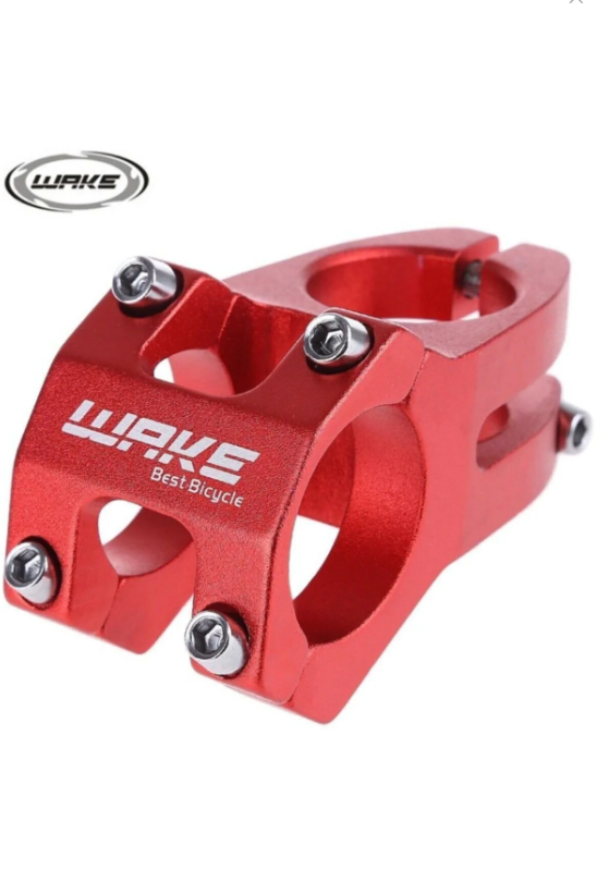 Wake Alüminyum Kırmızı 31.8 45Mm Kısa Gidon Boğazı