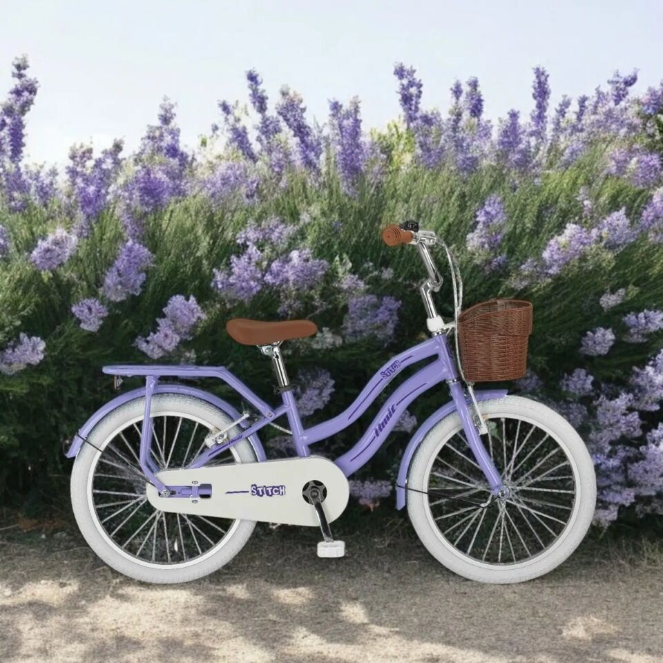 Ümit Stitch L Atb 20 Jant Sepetli Çocuk Bisikleti - Lila