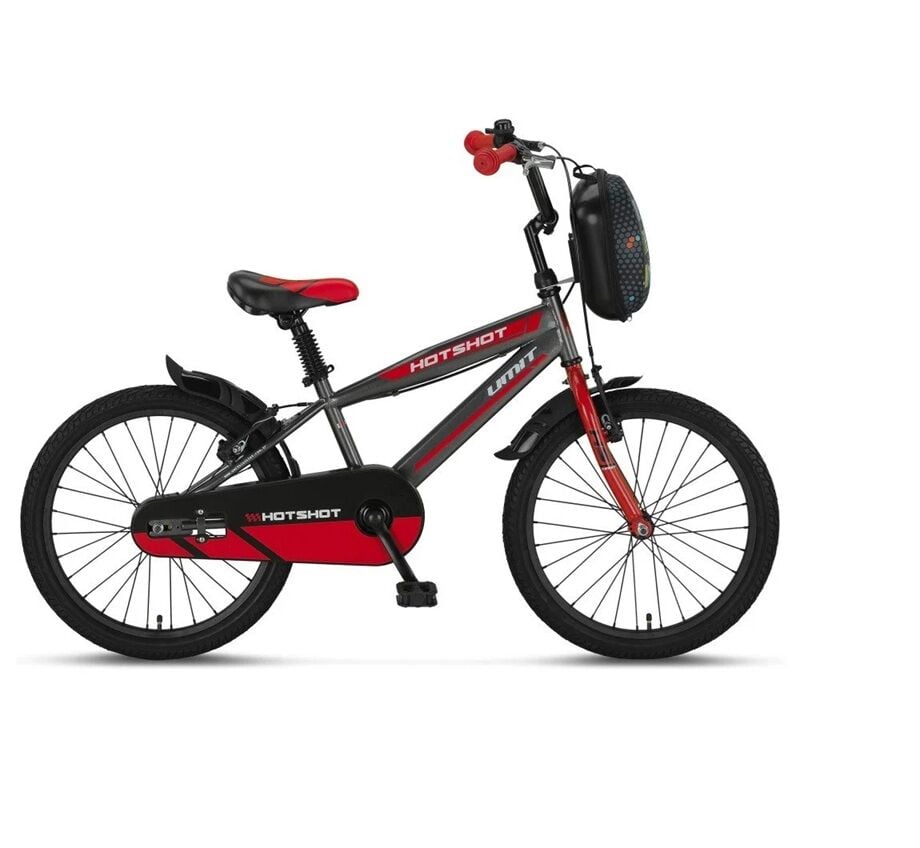 20 Ümit 2010 HotShot Erkek Çocuk Bisikleti Antrasit-Kırmızı