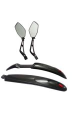 Bisiklet Sport Ayna Reflektörlü Çamurluk Set