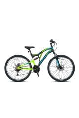 Ares 3.0 - 24 Jant Mtb - 15 - 21 Vites - Çift Amt - V.b. - Mat Siyah-neon Turuncu/koyu Turkua