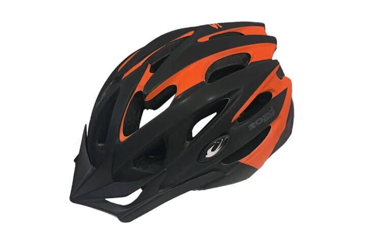 RAPTOR - Kask - MV29 - Arka Led Lambalı - Fileli - Siyah/Turuncu - M Beden