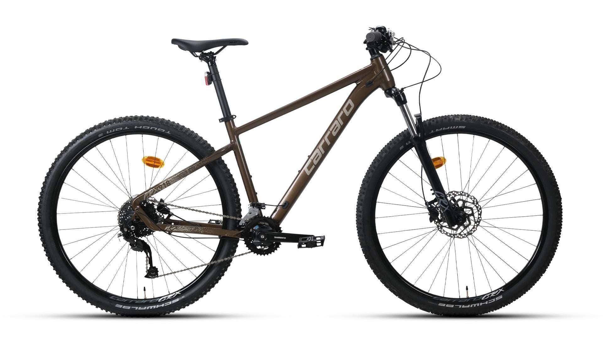 Carraro CRX 918 29 Jant Dağ Bisikleti | Shimano Alivio 2x9 | Hidrolik Disk / 44 Kadro / Metalik Kahverengi-Gri