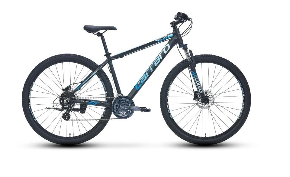 Carraro Force 950 Hidrolik Fren - 29 Jant 17'' 44cm ( M - L ) Kadro 24 Vites Dağ Bisikleti 44 Kadro Mat Siyah Mavi - Açık Mavi - Gümüş