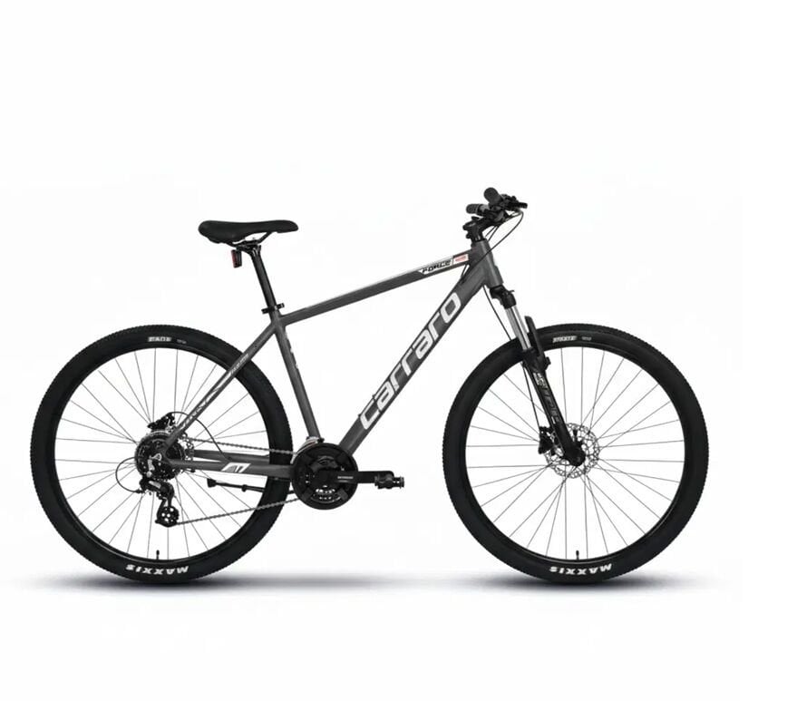 Carraro Force 950 Hd - 29 Jant 17'' 40cm ( M - L ) Kadro 24 Vites Dağ Bisikleti- Mat Antrasit / Gri Kırmızı