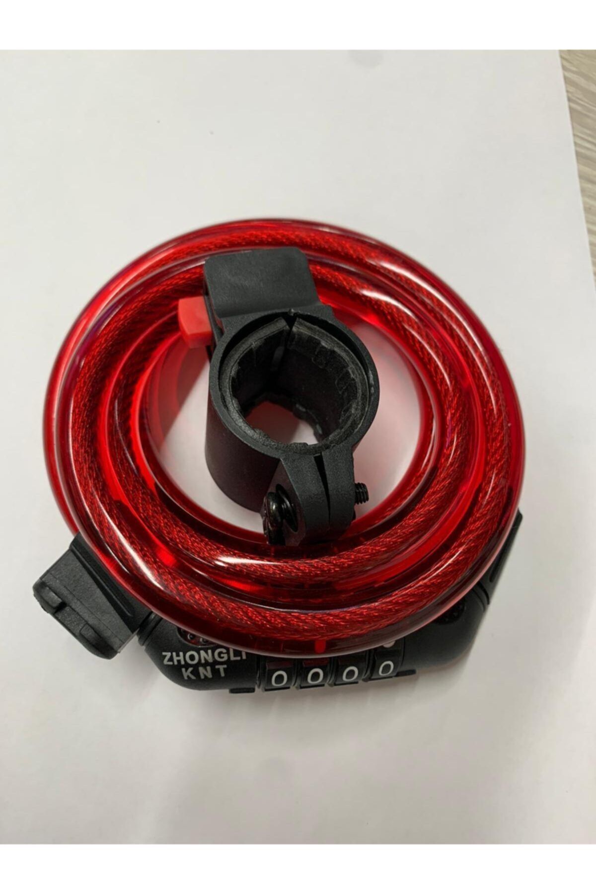 Knt Bisiklet Kilidi 12 Mm 100 Cm Değiştirilebilir Şifreli 3 Renk