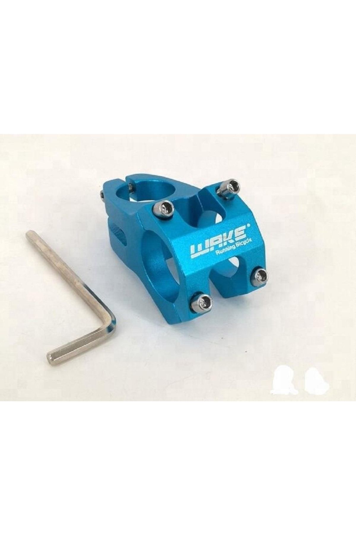 Wake Renkli Bisiklet Gidon Boğazı Alüminyum Alaşım mavi