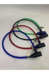 Knt Anahtarlı Bisiklet Kilidi 8 Mm 65 Cm Taşıma 4 Farklı Renk