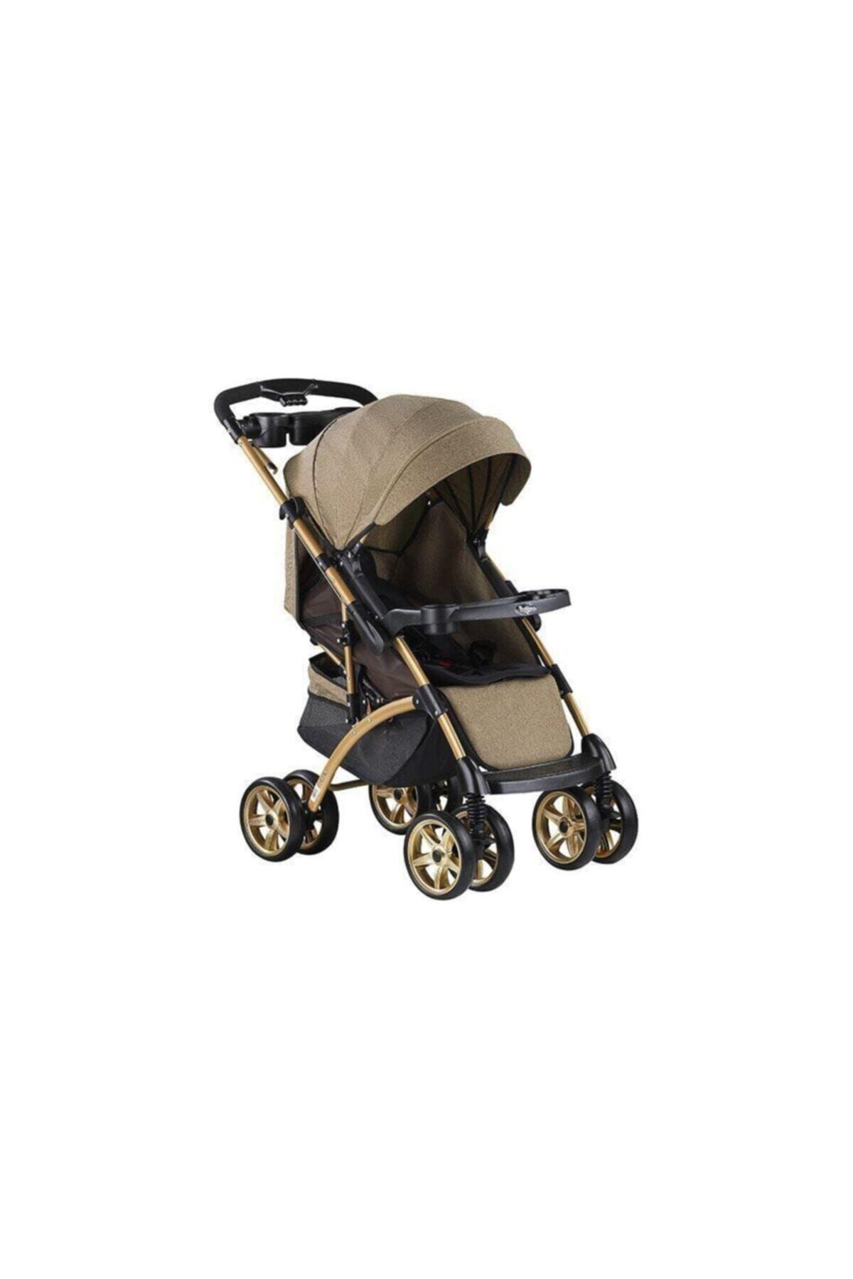 Kırcıllı Kahverengi Bh-609 Polo Çift Yönlü Bebek Arabası