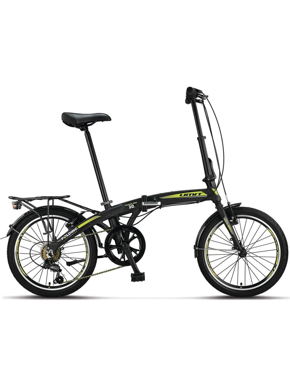 Ümit 2036 Folding V 6 Vites Katlanabilir Bisiklet V Fren 6 Vites 20-FOLDING-KTL Siyah Sarı