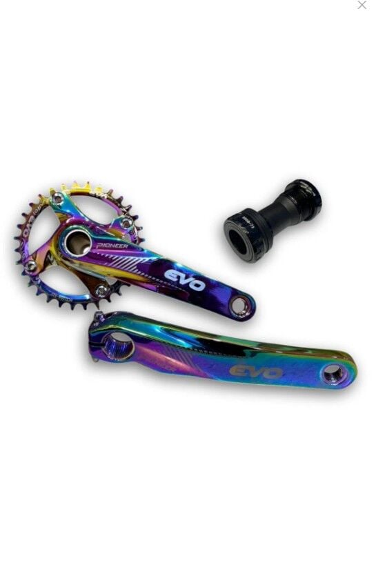 EVO 34T Rainbow Hollowtech Göbek Tek Yaprak Aynakol