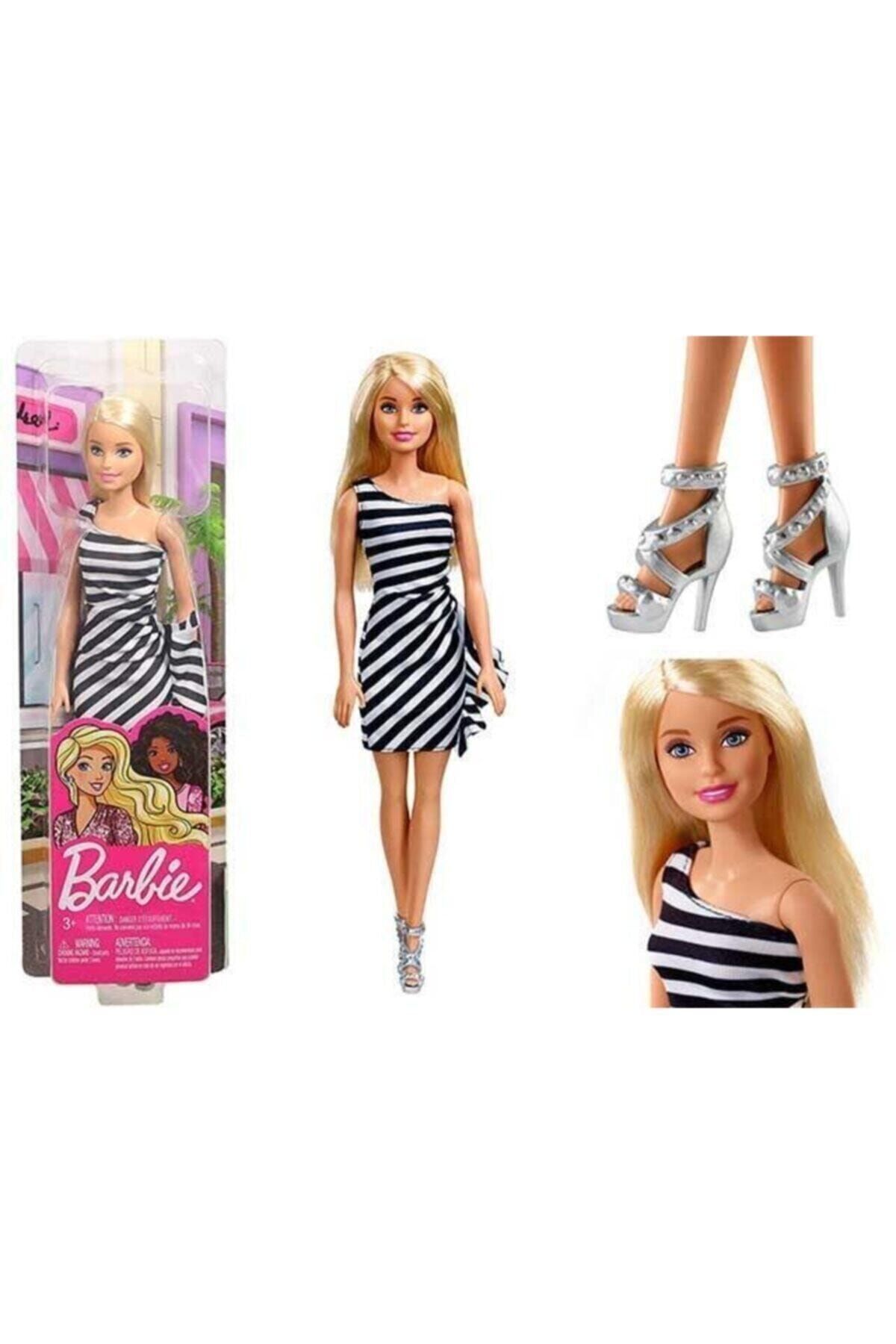 Pırıltı Barbie Bebekler T7580 Fxl68 Sarışın Barbie Orjinal